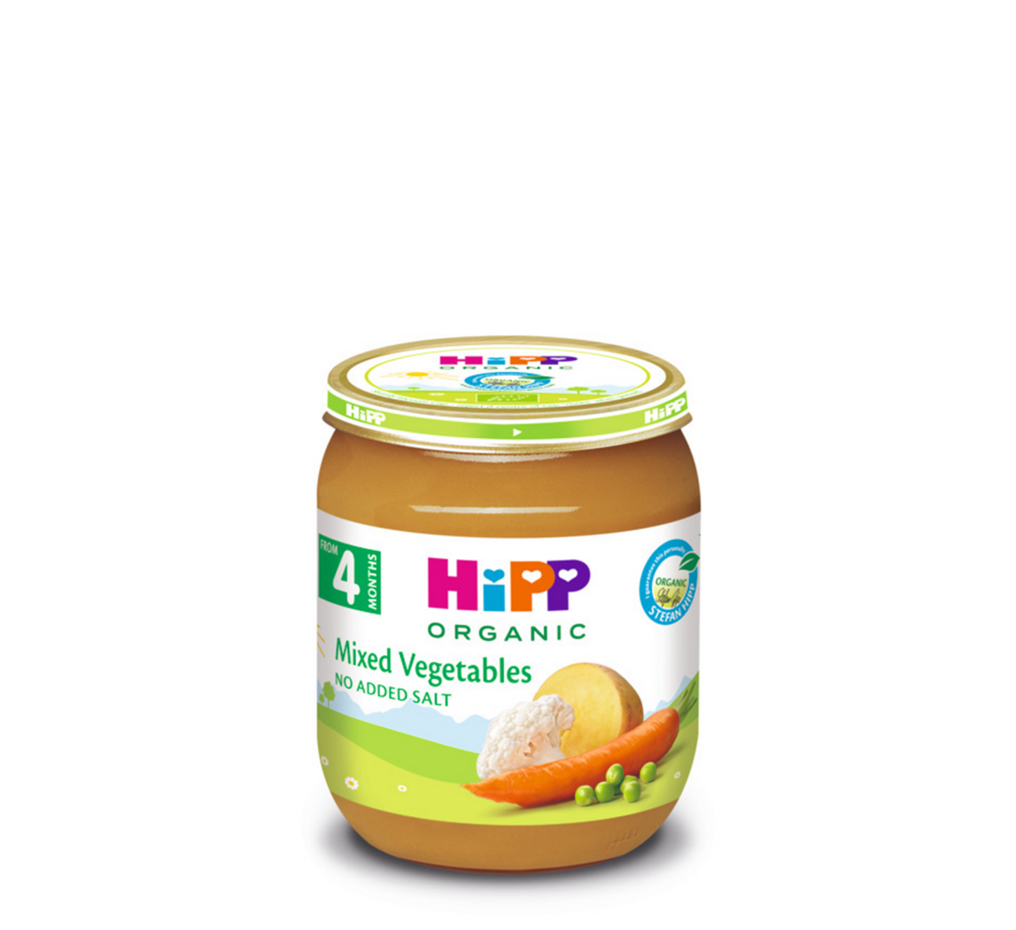 Perime të përziera Hipp 4M+ 125g