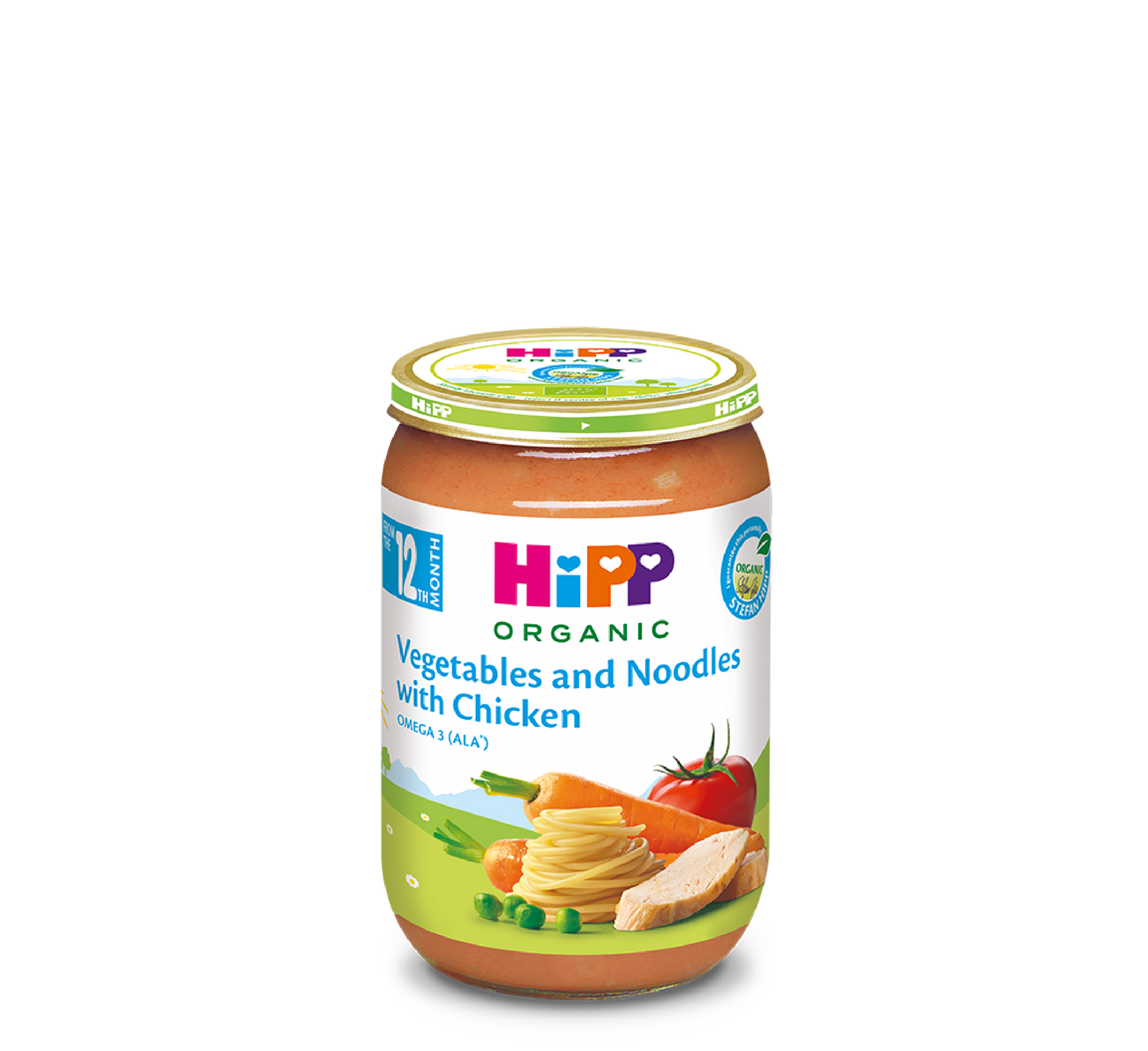 HiPP Vegetables & Noodles with Chicken 12 Months+ *220gr