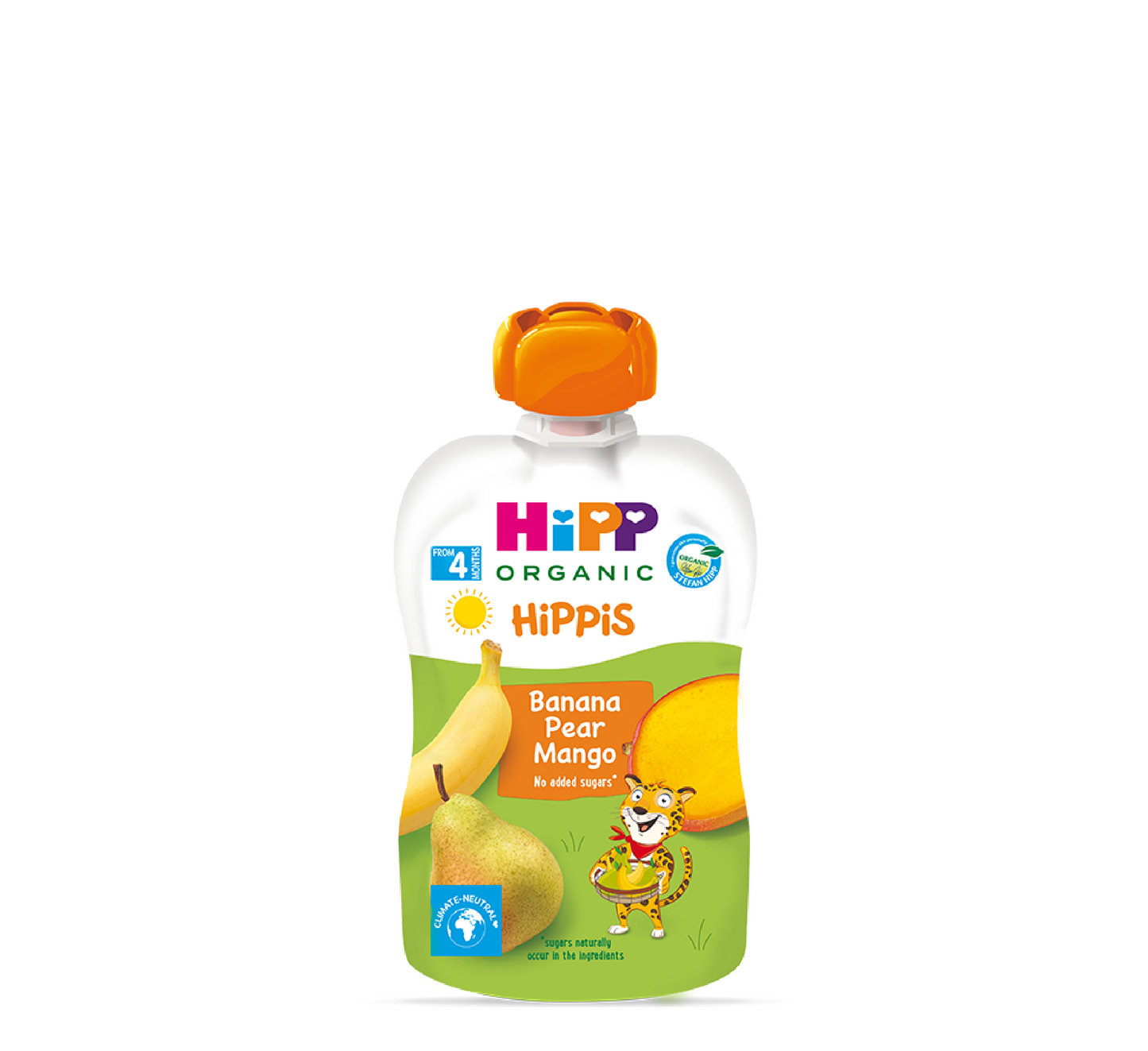 HiPP Hippis Banana Pear Mango Pouch 4 Months+ *100g