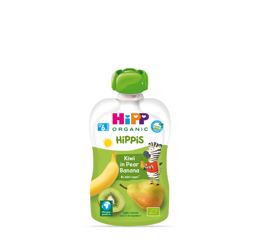 HiPP Hippis Kiwi in Pear Banana Pouch 6 Months+ *100g