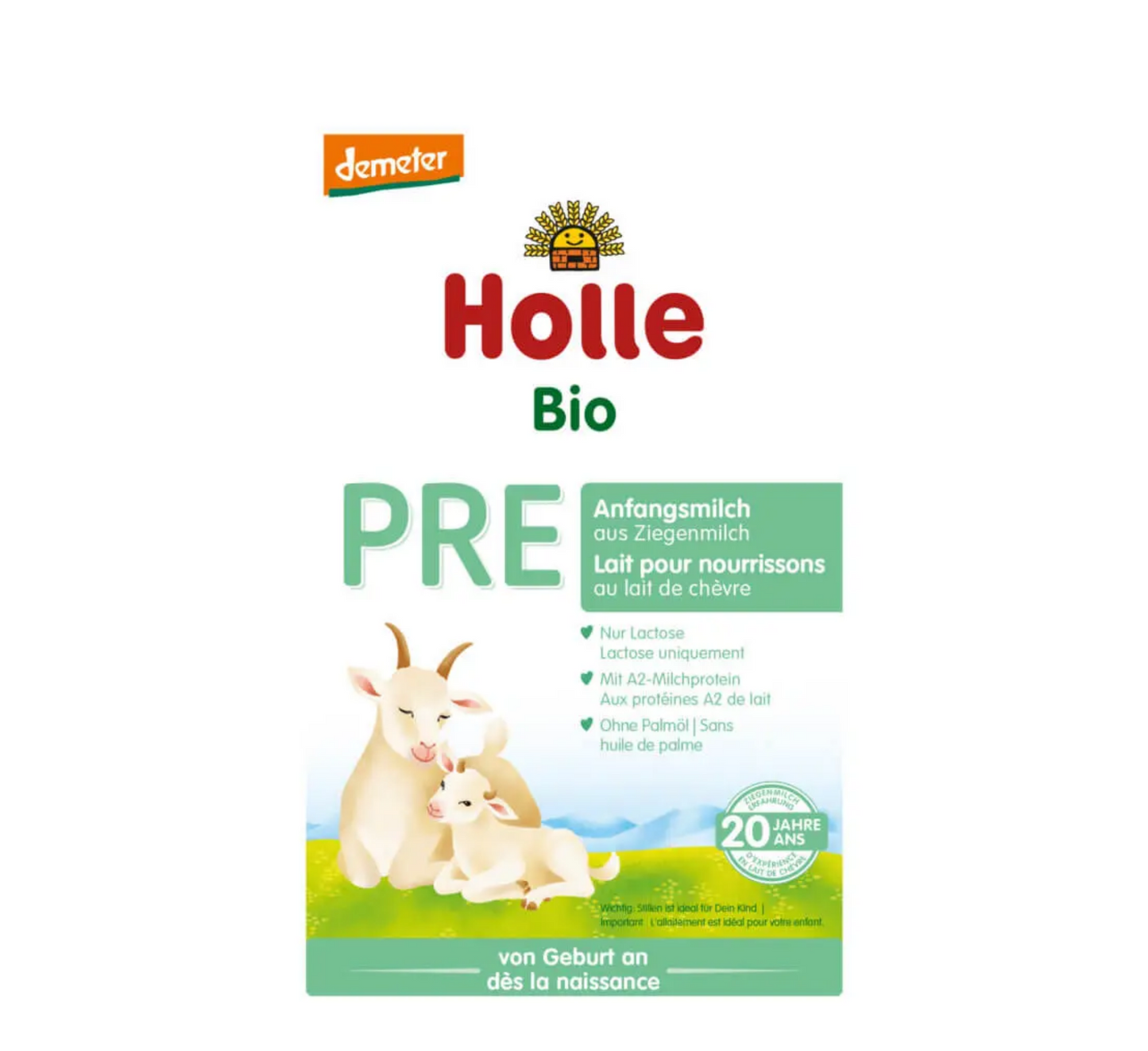 Holle Bio Infant Formula PRE *400гр 