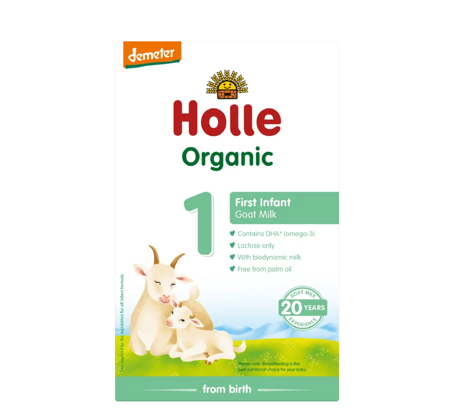 Holle Bio Formula 1 për Qumësht Dhie për Infant (0M+) *400gr