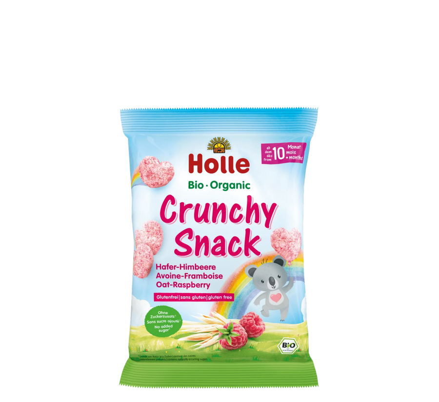 Holle Bio Organic Crunchy Snack Oat & Raspberry 10M+ (*30gr)