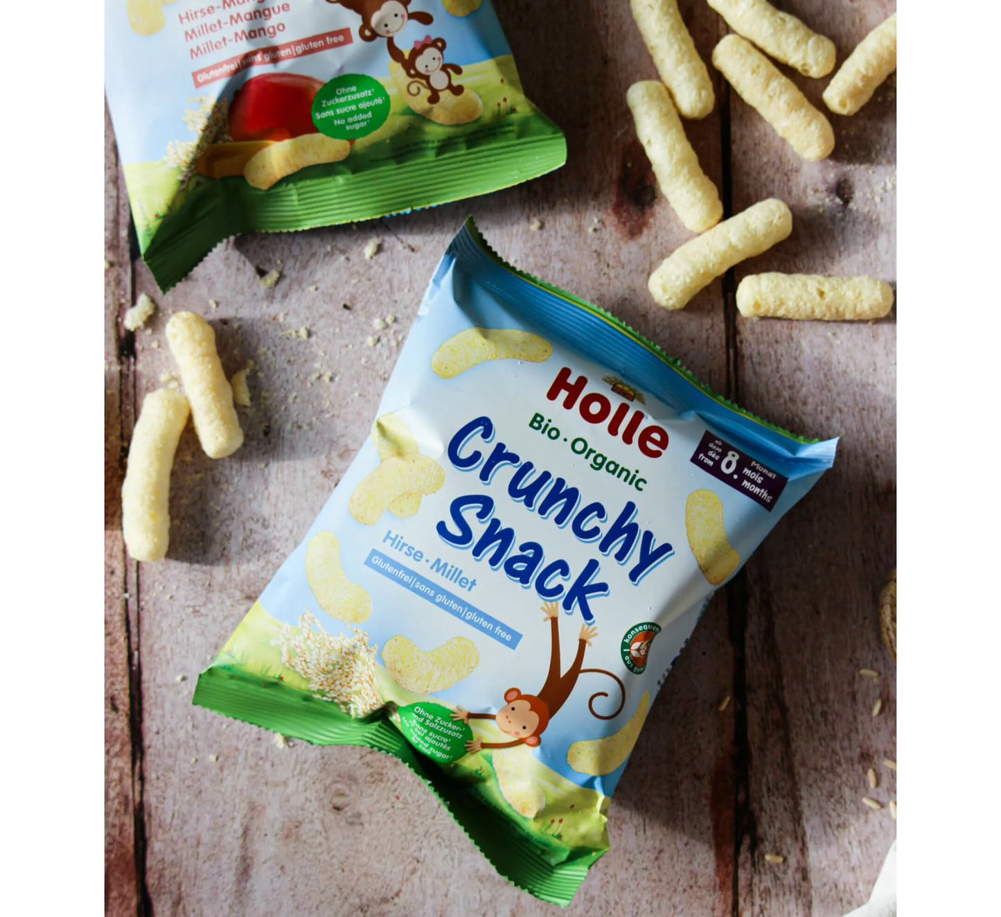 Holle Bio Organike Crunchy Snack Millet 8M+ (*25gr)