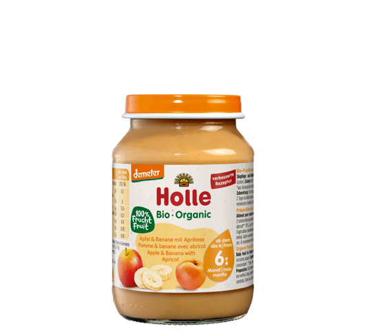 Holle Bio Organic Pure Molle & Banane & Kajsi 6M+ *190gr