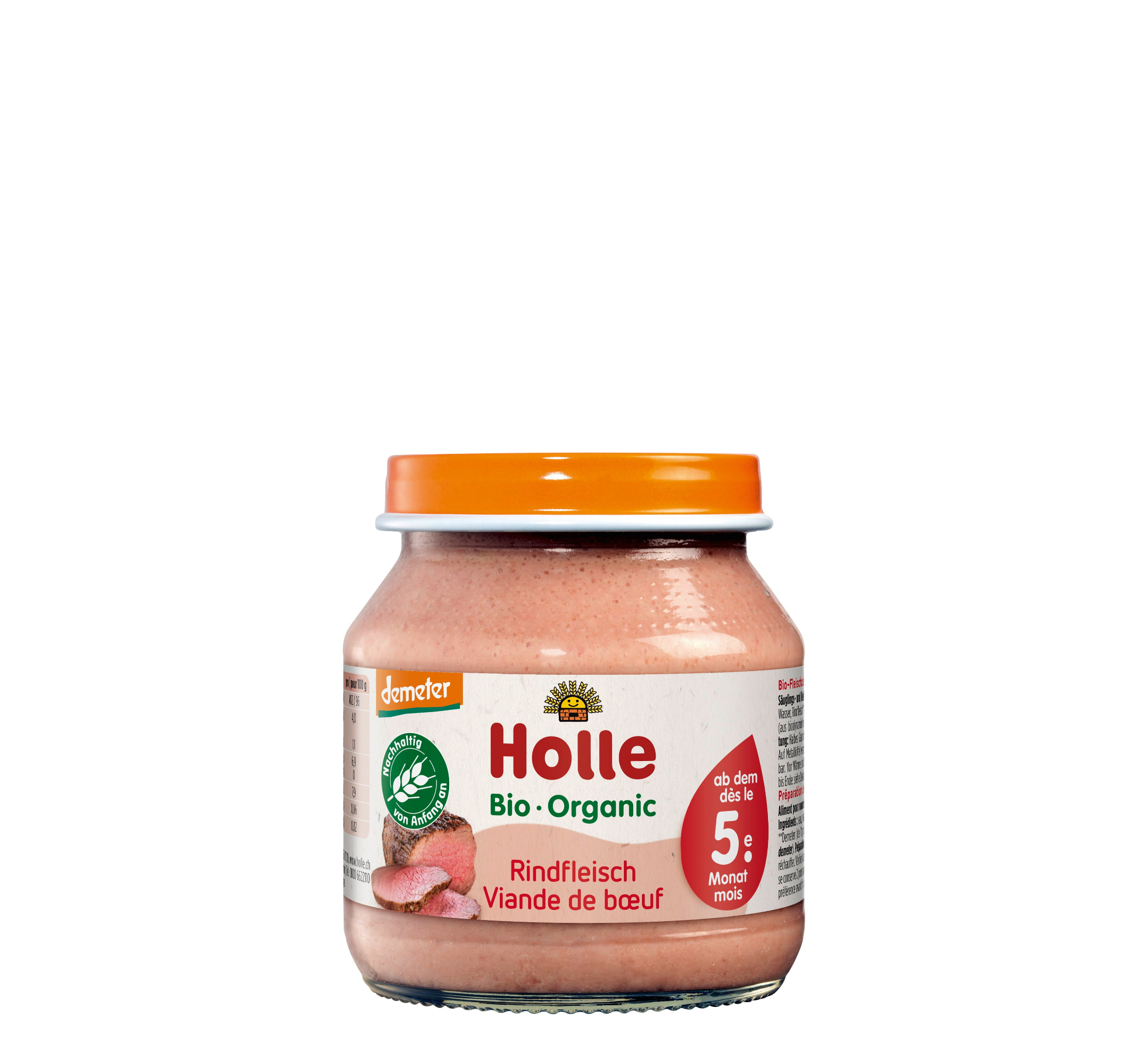 Holle Bio Organic Pure me Mish Viçi 5M+ *125gr