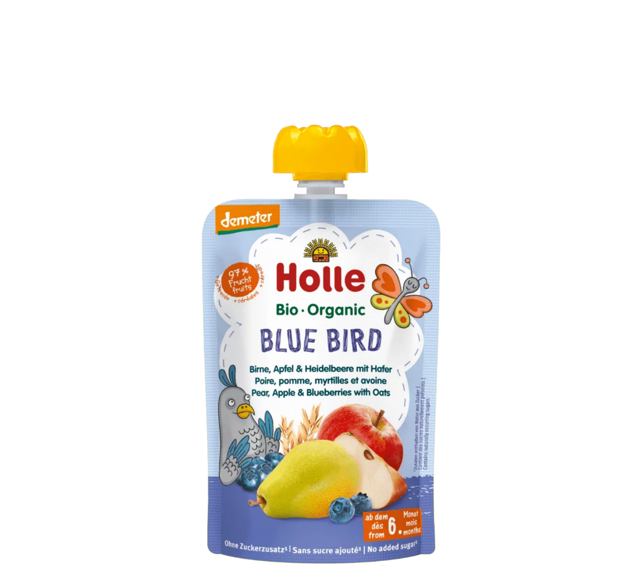 Holle Blue Bird Pure (dardhe, molle, boronice &amp; tershere) 6M+