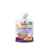 Holle Blueberry Bear Pure (Boronica, Mollë &amp; Banane me Kos) 8M+ *85gr