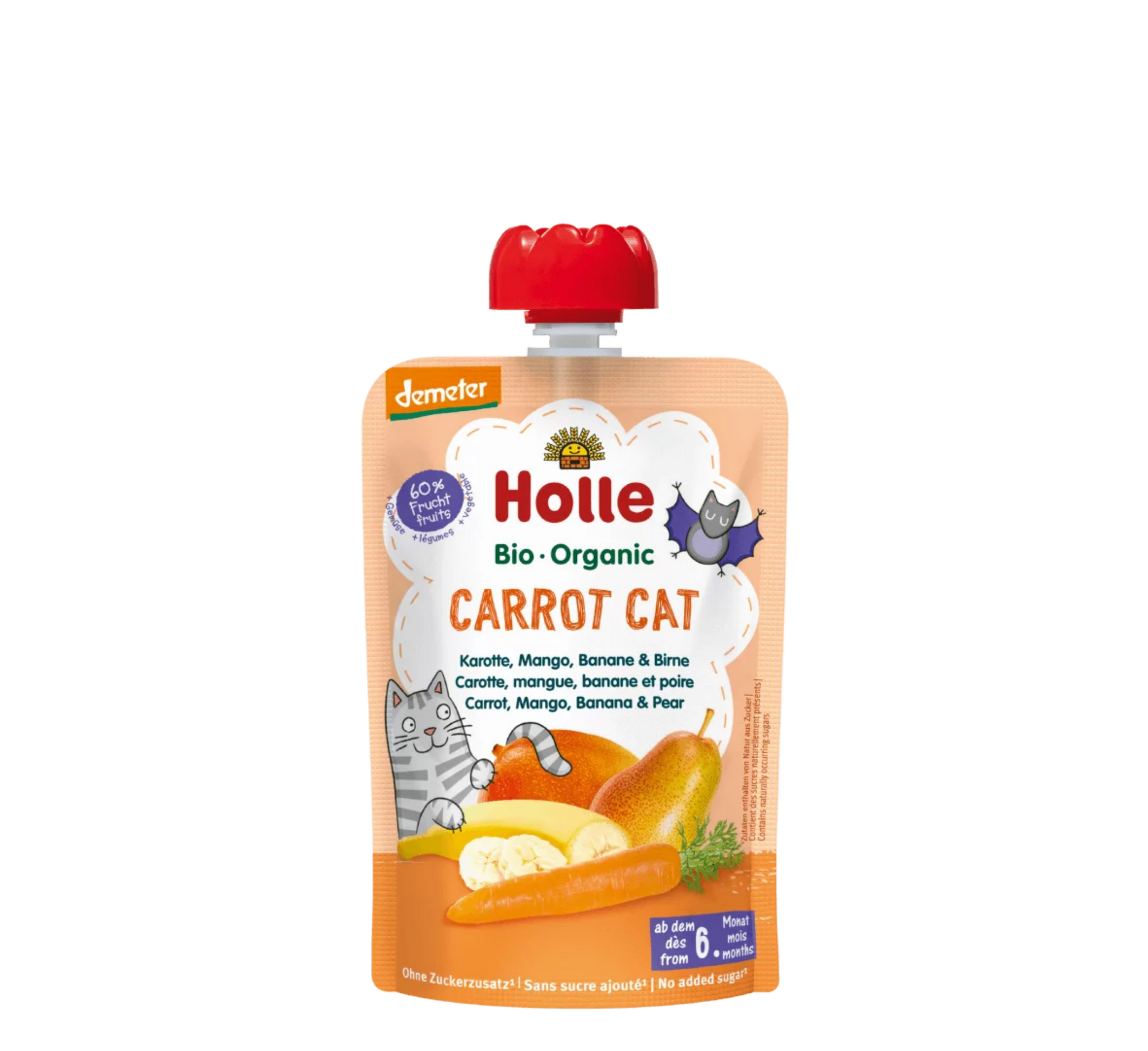 Holle Carrot Cat Pure (karrote, mango, banane &amp; dardhe) 8M+