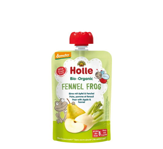 Holle Fennel Frog Pure (dardhe, molle & koper) 6M+