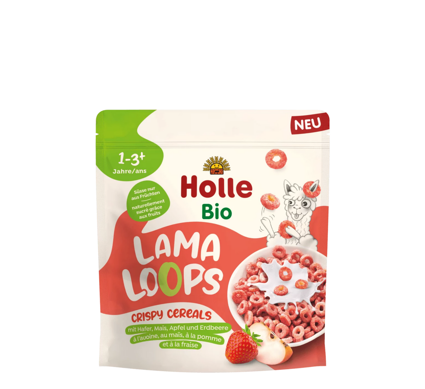 Drithëra krokante Holle Lama Loops *125gr (1 deri në 3+ vjeç)
