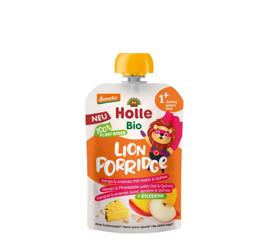 Holle Lion Porridge (Mango & Ananas me Tershere & Quinoa) 1 Years+