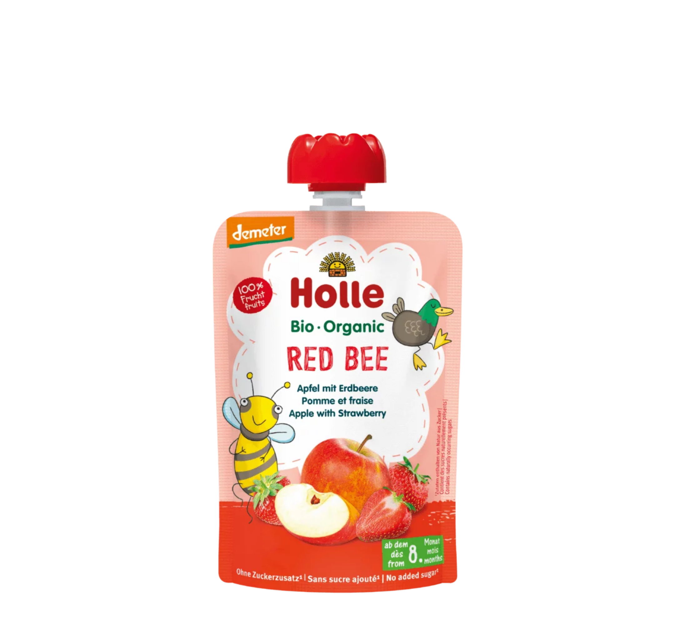 Holle Red Bee Pure (Molle me Luleshtrydhe) 8M+ *100g