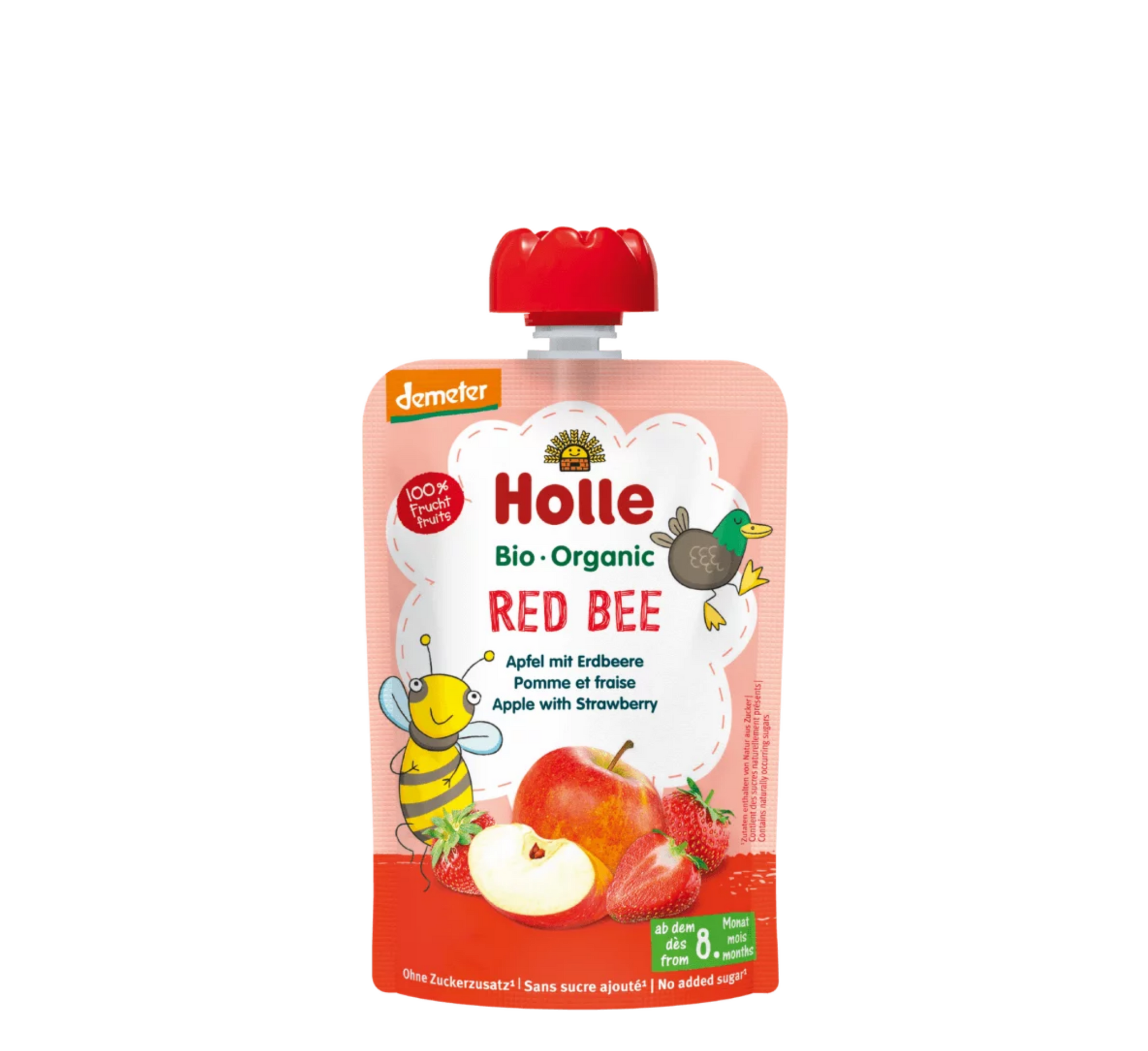 Holle Red Bee Pure (Molle me Luleshtrydhe) 8M+ *100g