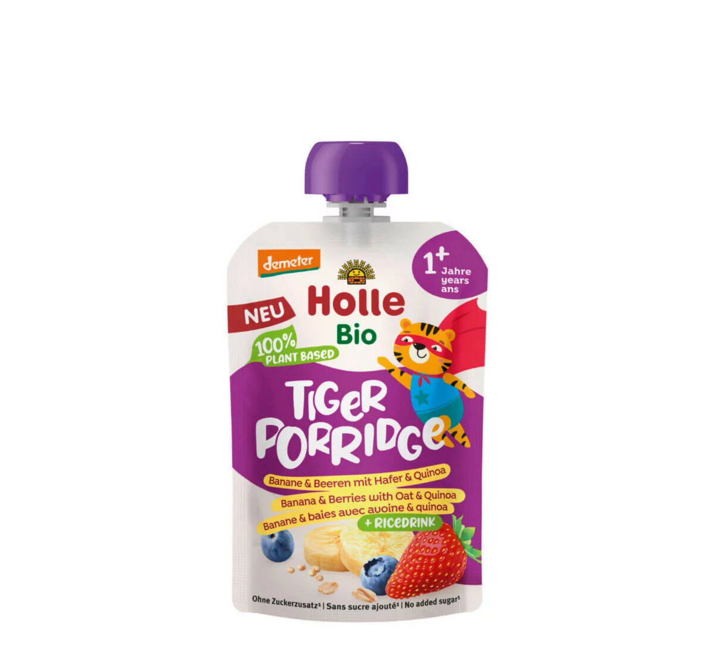 Qull Tiger Holle (Banane &amp; Manaferra me Tershere &amp; Quinoa) 1 Vjeç+