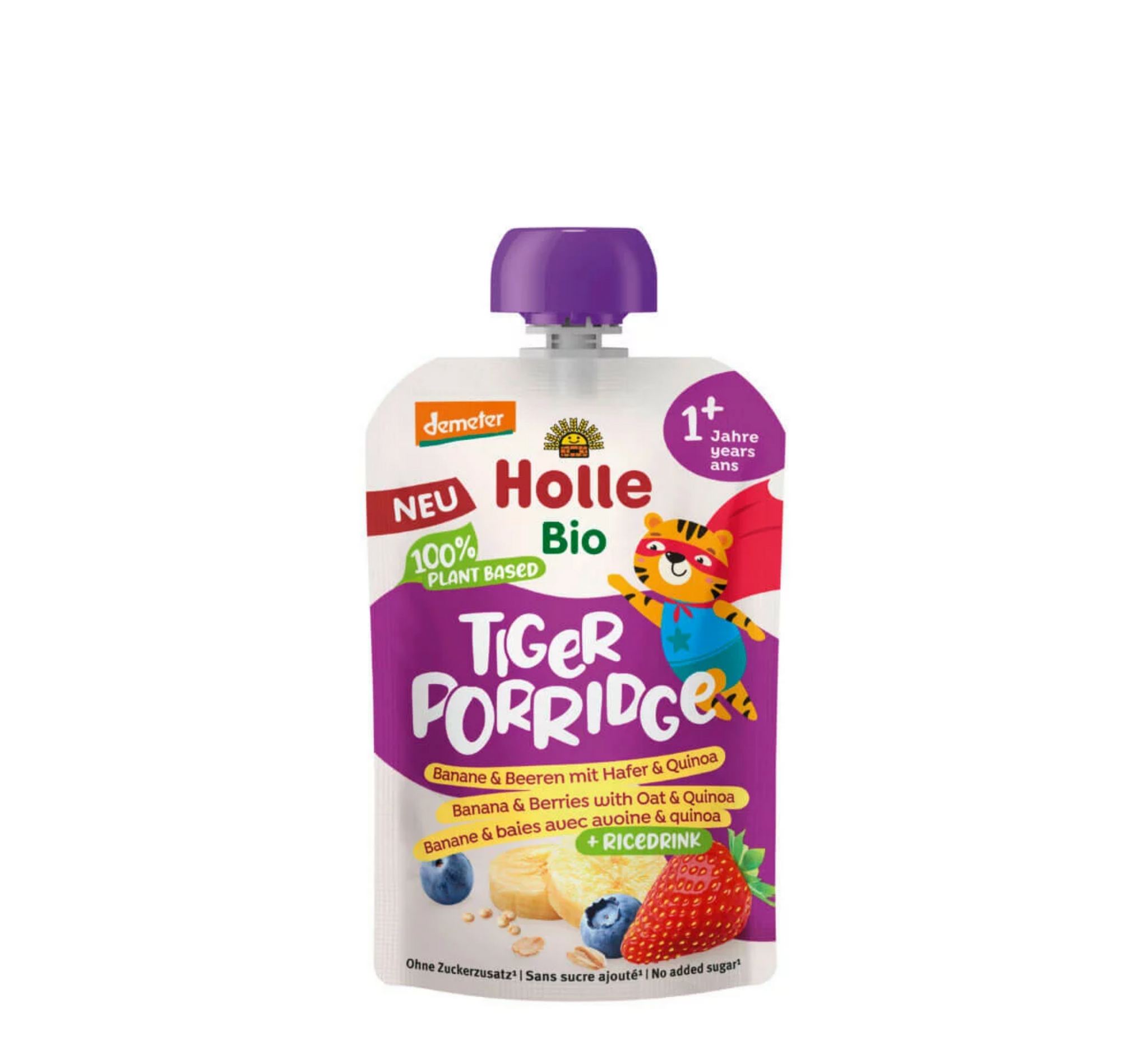 Qull Tiger Holle (Banane &amp; Manaferra me Tershere &amp; Quinoa) 1 Vjeç+