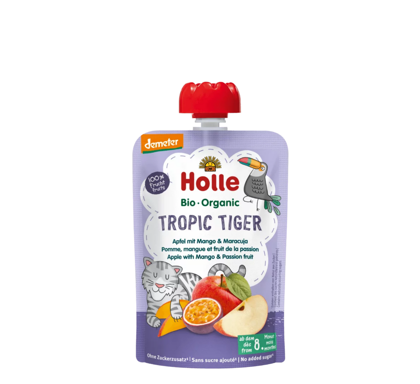 Holle Tropic Tiger Pure (molle, mango &amp; frut pasioni) 8M+