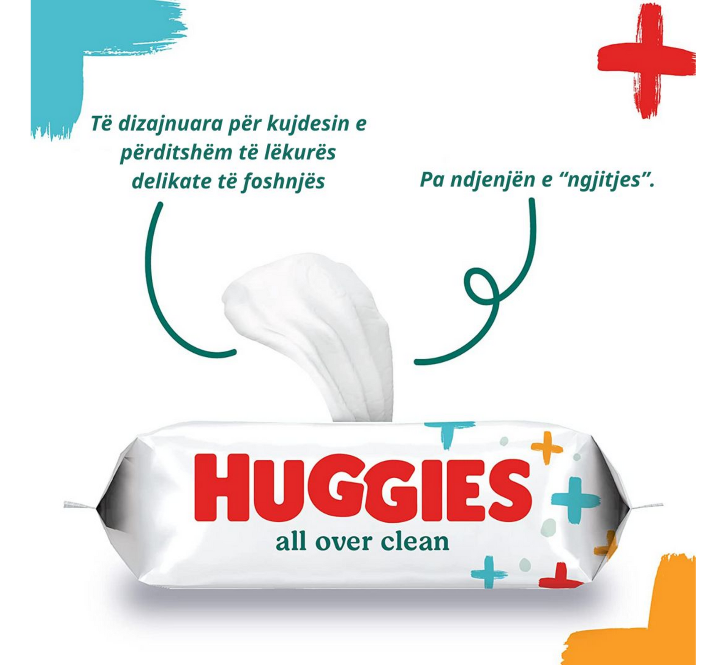 Peceta për foshnje Huggies All Over Clean *56 copë 