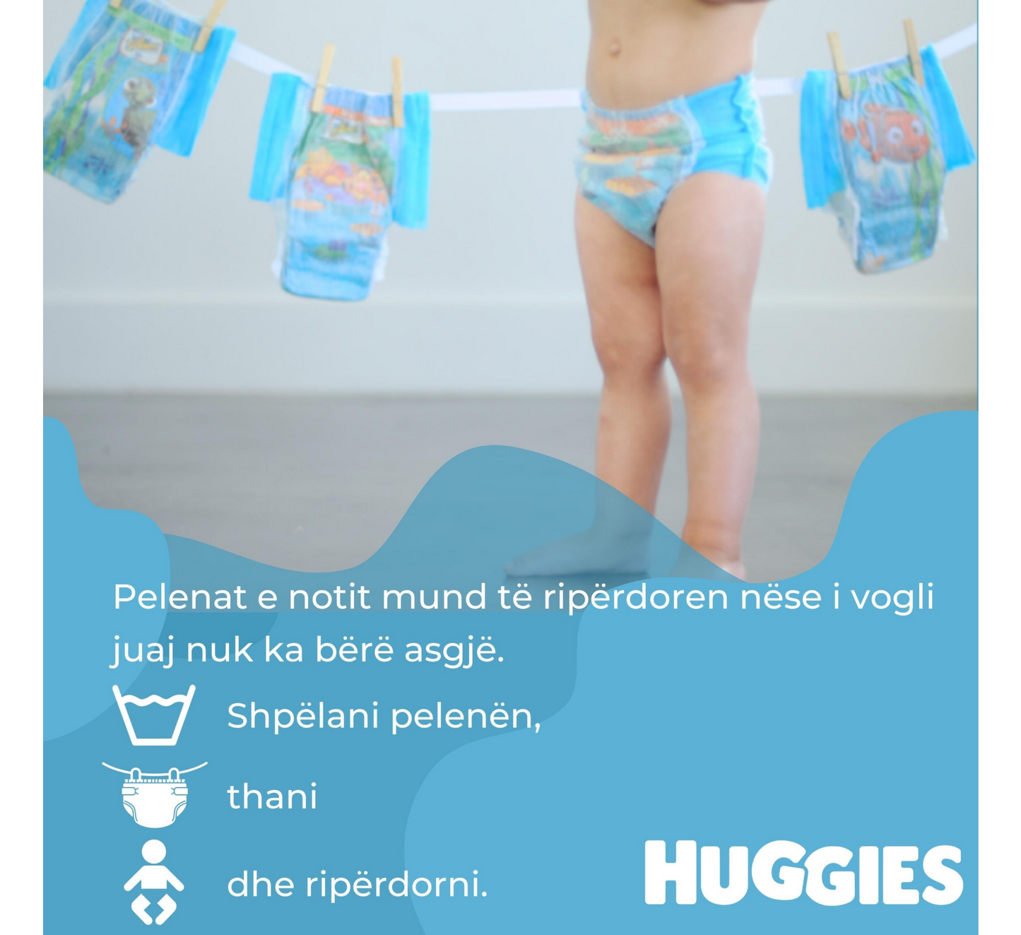 Pelena noti Huggies Little Swimmers