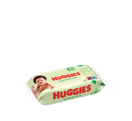 Huggies Natural Care Baby Cleansing Wipes *56pcs