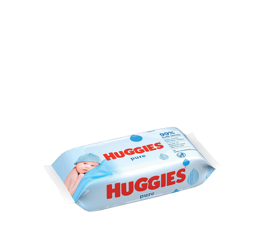 Huggies Pure Baby Cleansing Wipes *56pcs