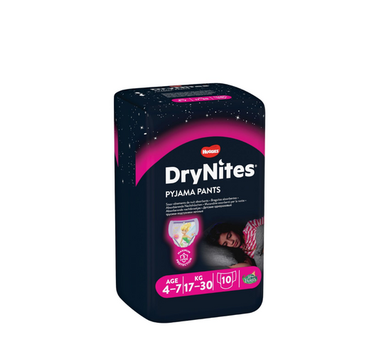 Huggies DryNites Pyjama Pants 4-7 Years (17-30kg) *10pcs