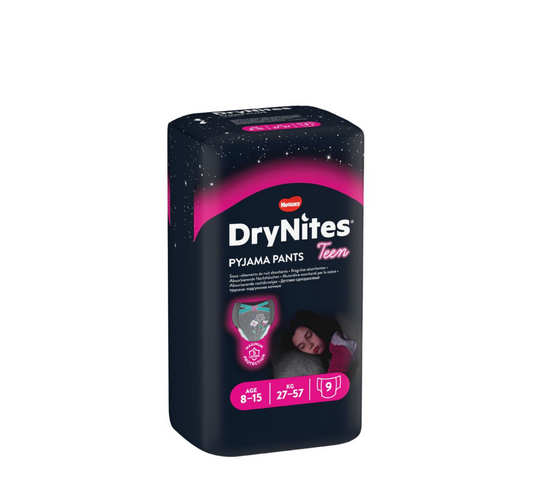 Huggies DryNites Teen Pyjama Pants 8-15 Years (27-57kg) *9pcs