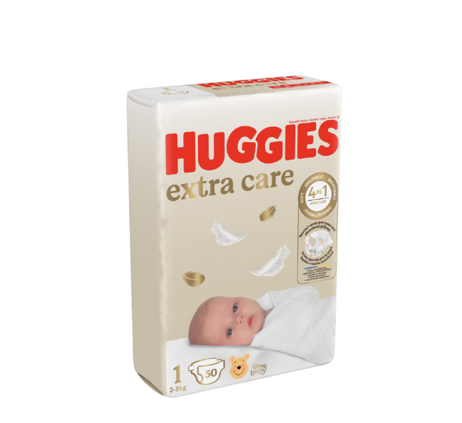 Huggies Extra Care Diapers 1 (2-5kg)