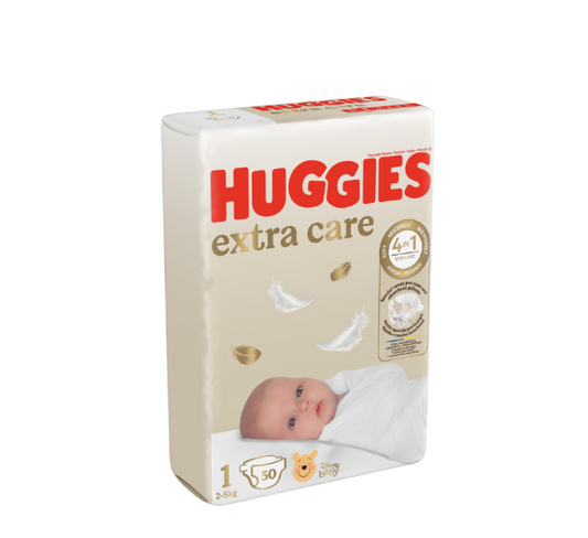 Huggies Extra Care Diapers 1 (2-5kg)