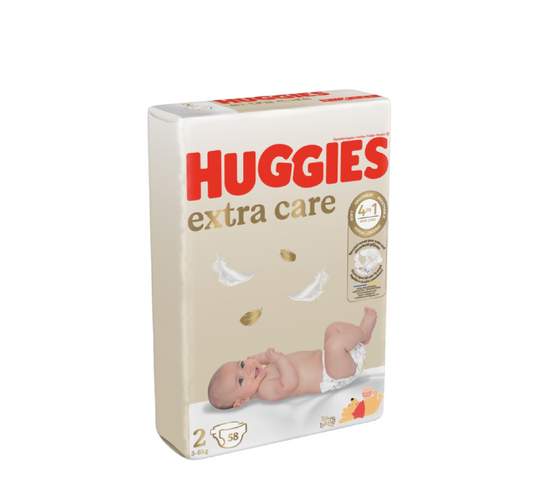 Huggies Extra Care Diapers 2 (3-6kg)