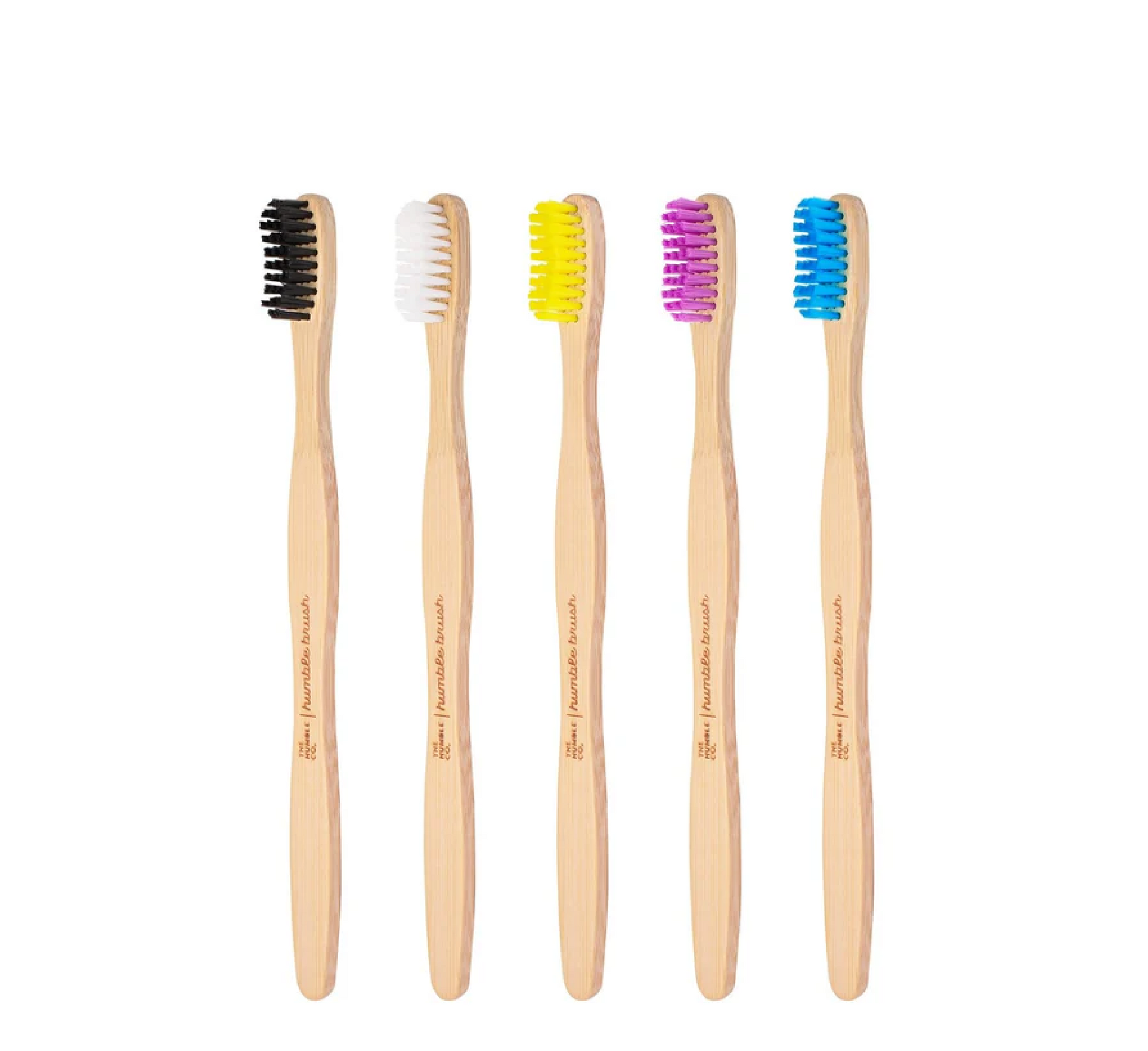 Humble Bamboo Toothbrush 5-pack Adult Soft Bristles