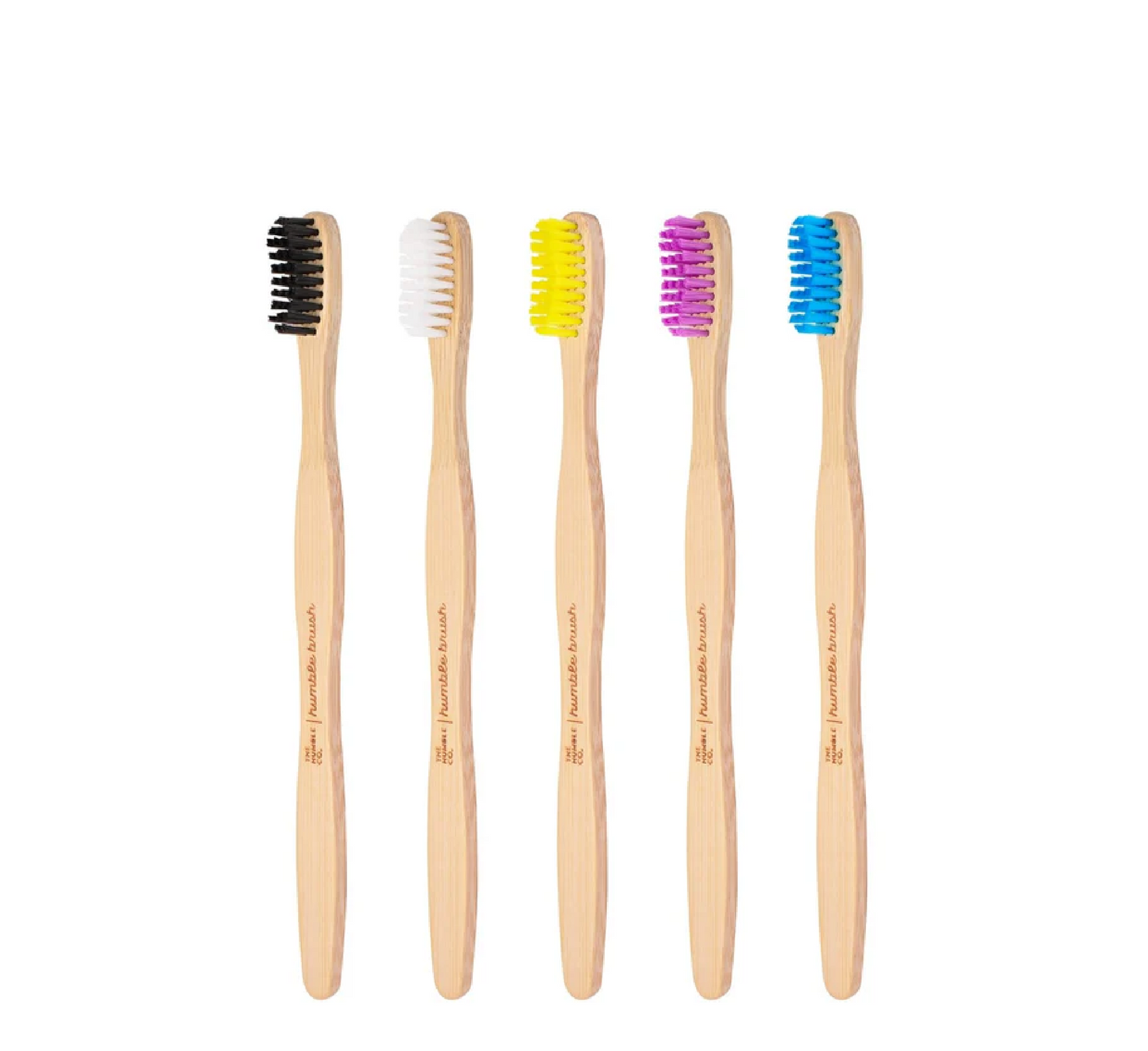 Humble Bamboo Toothbrush 5-pack Adult Medium Bristles