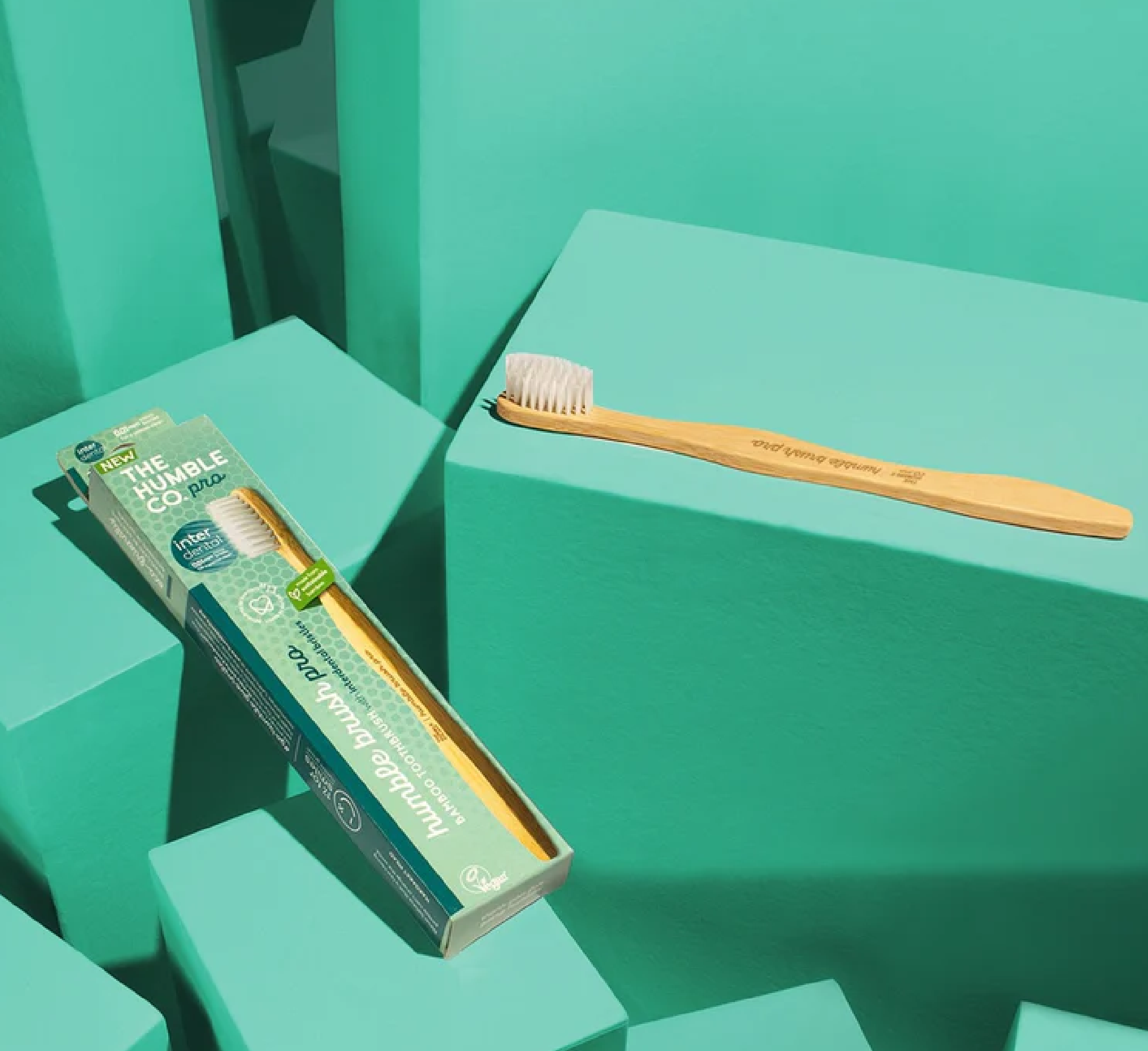 Humble Brush Pro Bamboo Toothbrush (with Interdental Bristles)