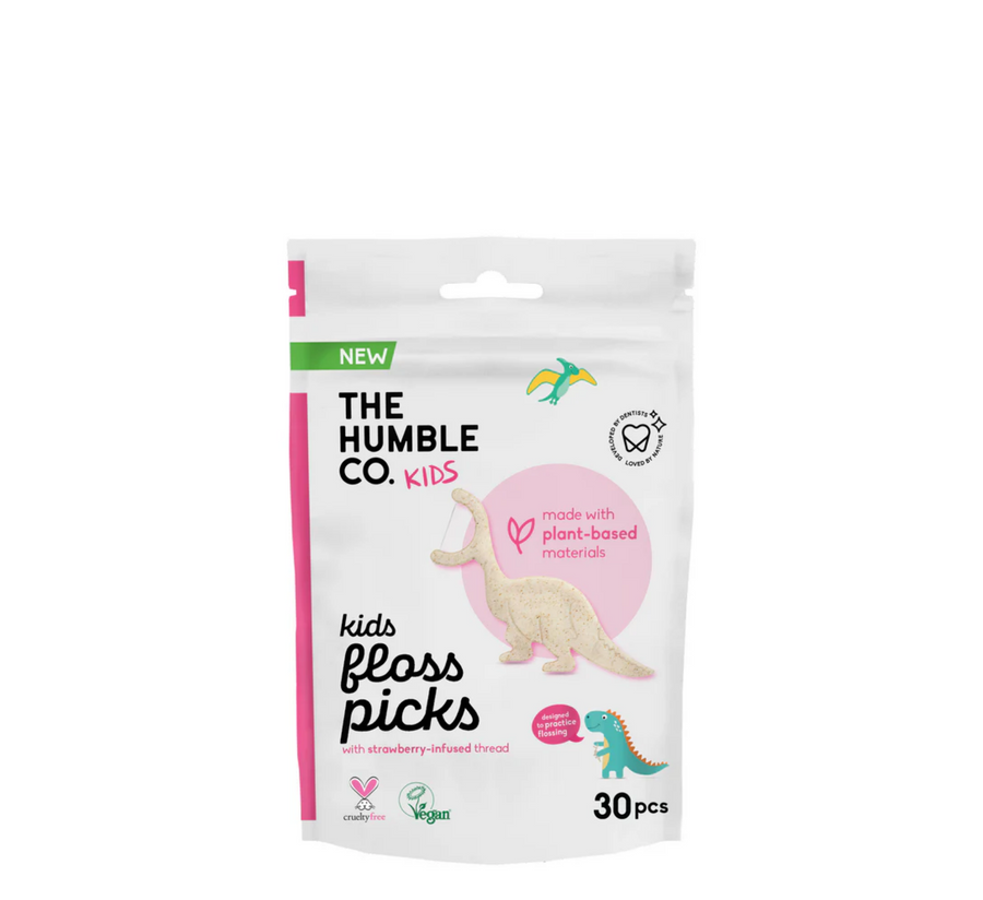 Humble Kids стапчиња за конец со еден конец со вкус на јагода *30 парчиња