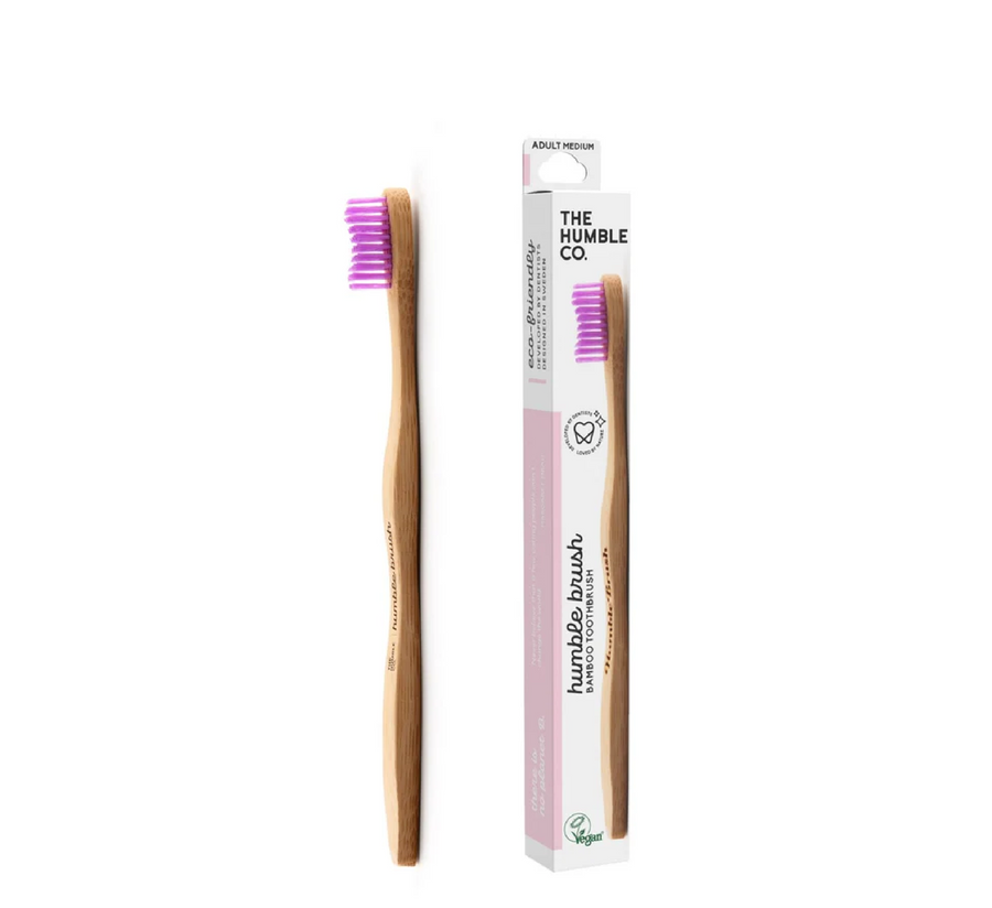 Furçë dhëmbësh Humble Bamboo për të rritur, e mesme