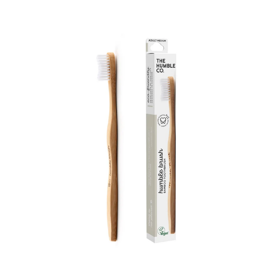 Furçë dhëmbësh Humble Bamboo për të rritur, e mesme