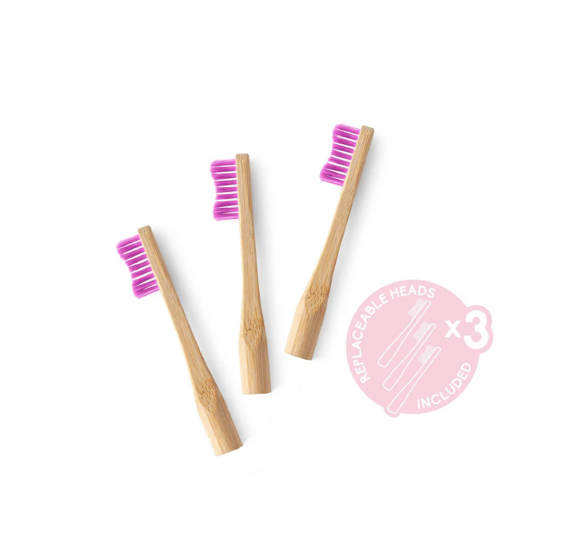 Humble Brush Replaceable Toothbrush Adult Medium (x3 Heads)