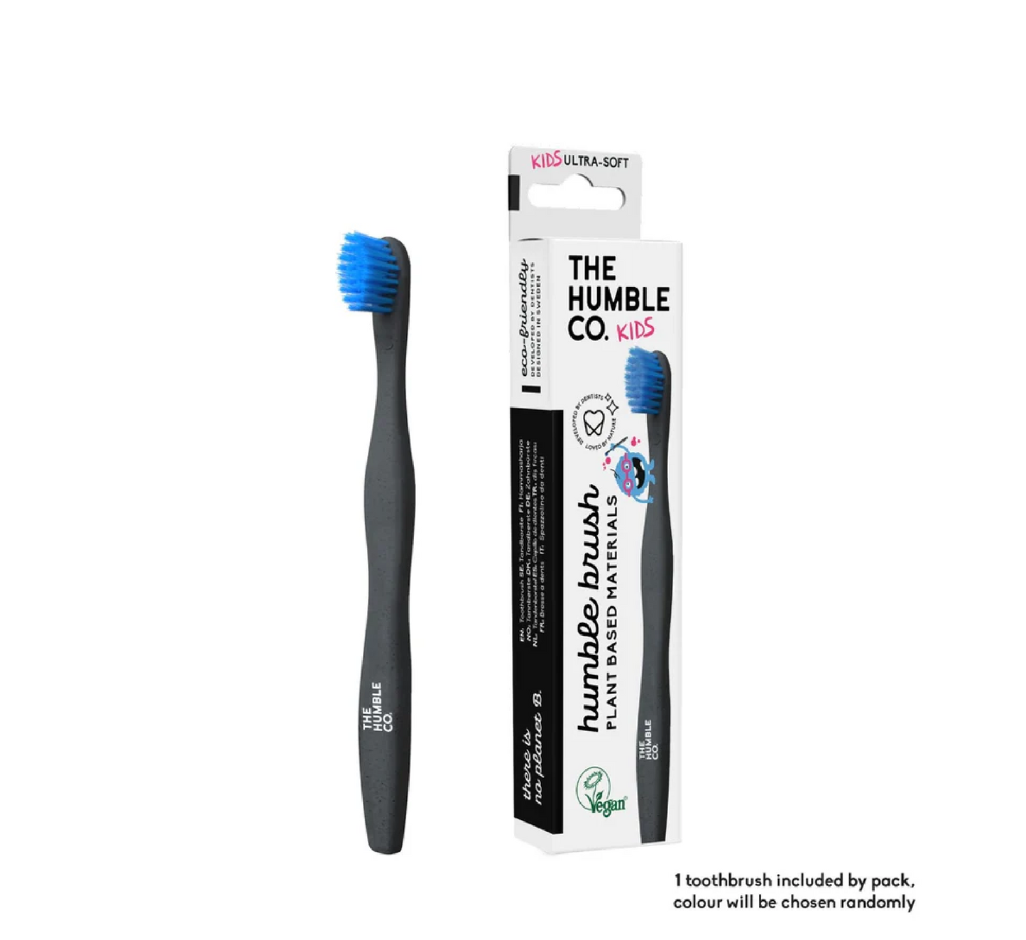 Furçë dhëmbësh me bazë bimore Humble Kids Ultra e butë