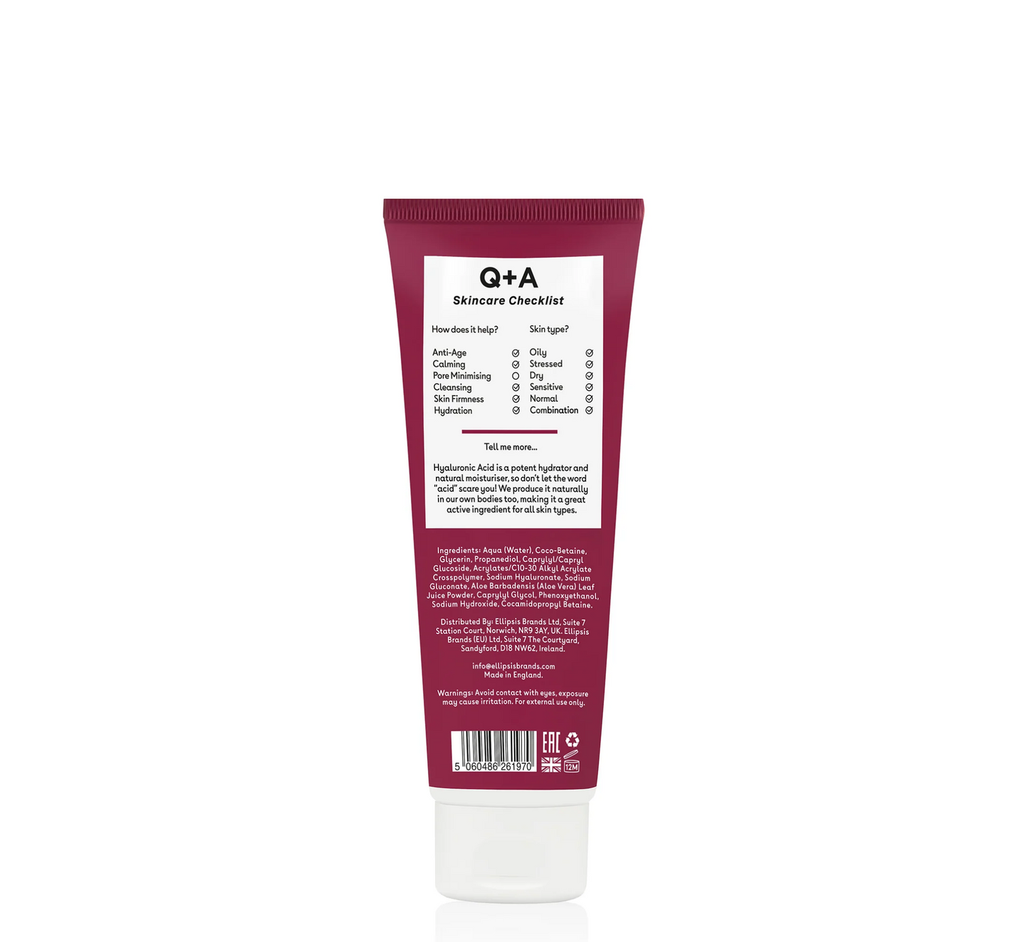 Hyaluronic Acid Hydrating Cleanser *125ml