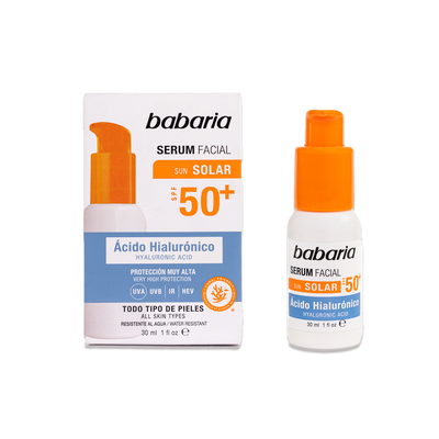 Babaria Solar Hyaluronic Acid Facial Serum Spf50+ (*30ml)
