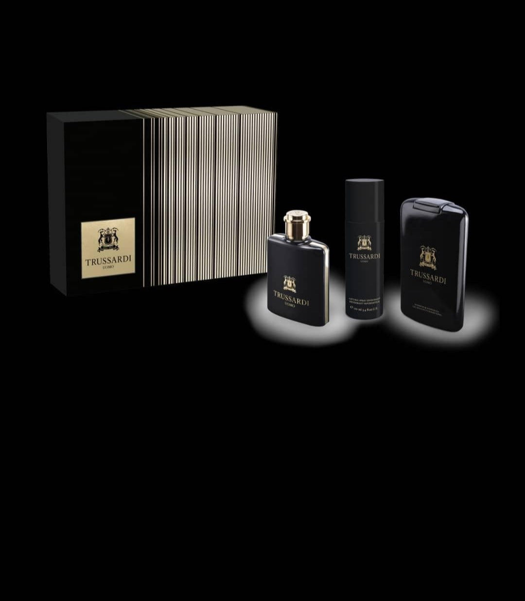 Set Trussardi EDT 100ML +Shampo Trupi 200 ML + Deodorant 100 ML
