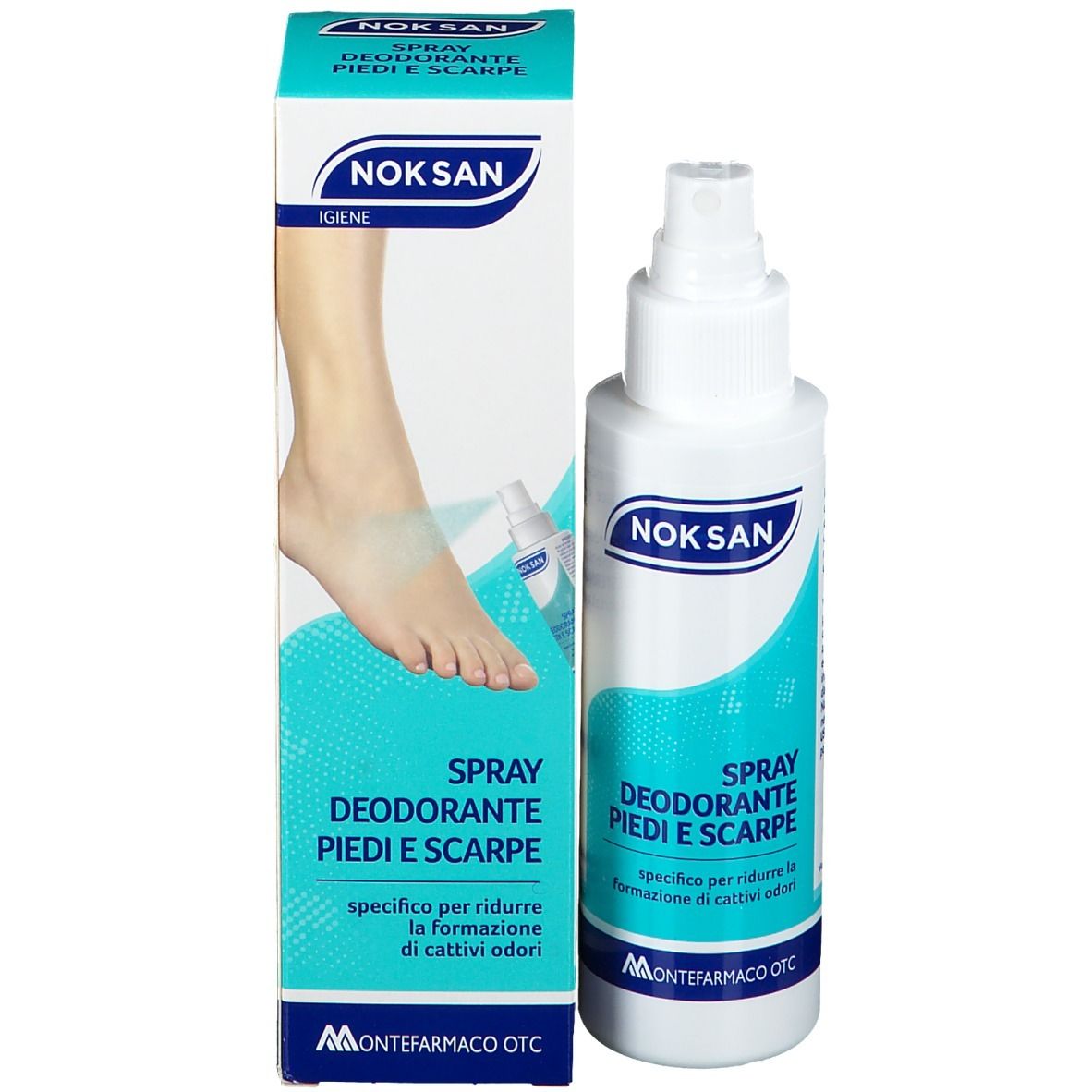 NOK SAN Spray Deodorante Piedi e Scarpe