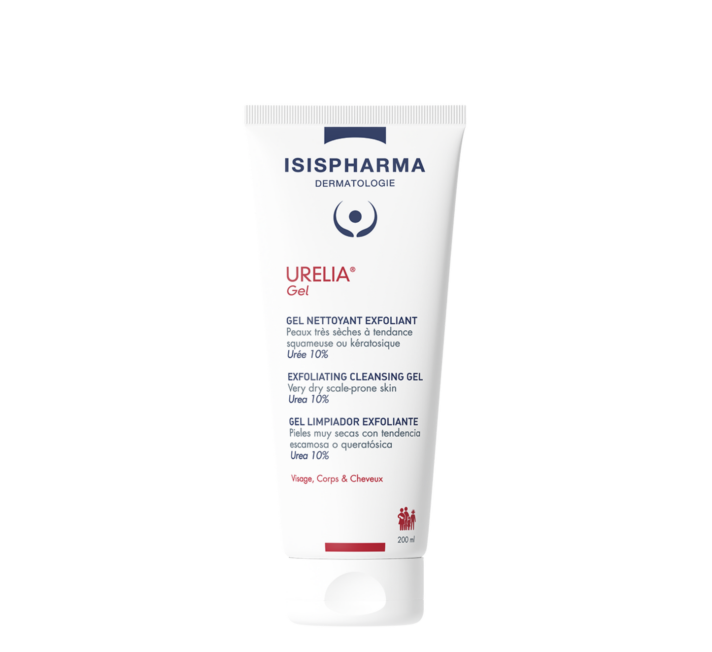Isispharma URELIA Exfoliating Cleansing Gel Urea 10% *200ml