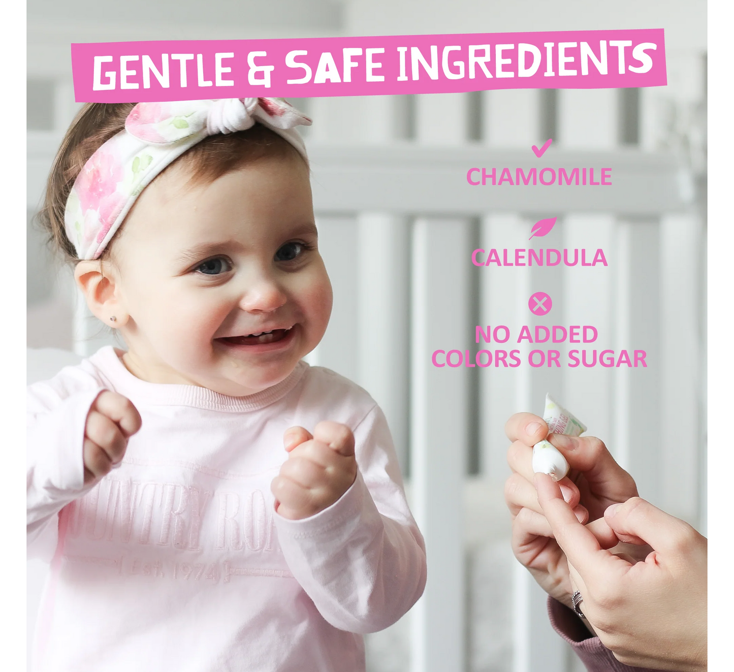 Xhel për dhëmbë dhe çamçakëza për fëmijë Jack N' Jill 4 muaj+ *15g 