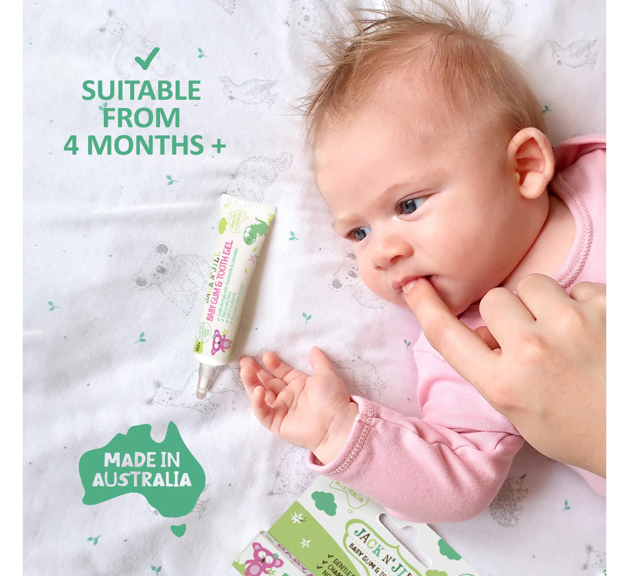 Jack N' Jill Baby Gum & Tooth Gel 4 Months+ *15g