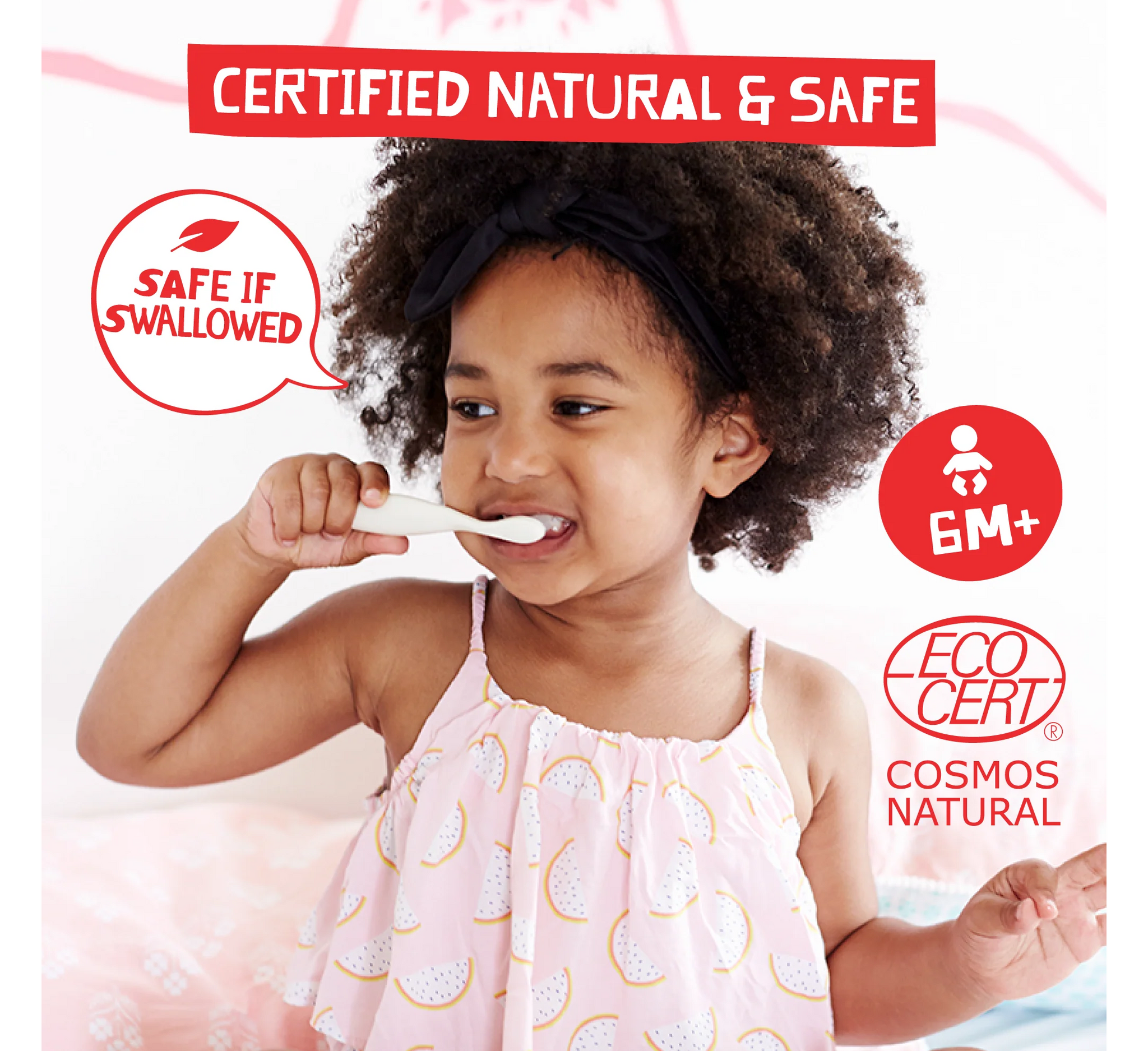 Pastë dhëmbësh e çertifikuar natyrale Jack 'N Jill 6 muaj+ *50g