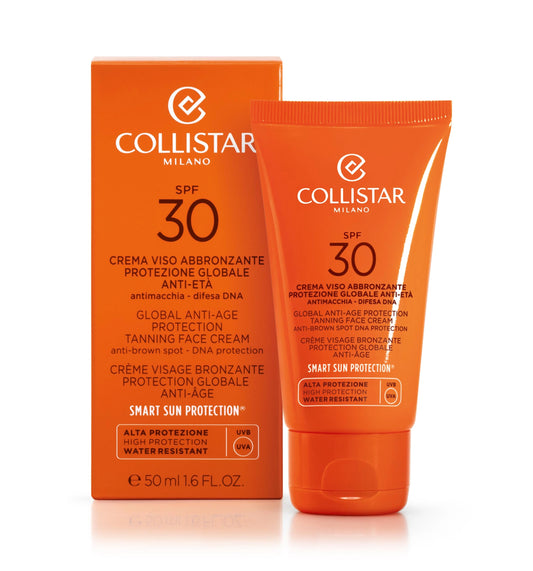 GLOBAL ANTI-AGE PROTECTION TANNING FACE CREAM SPF30