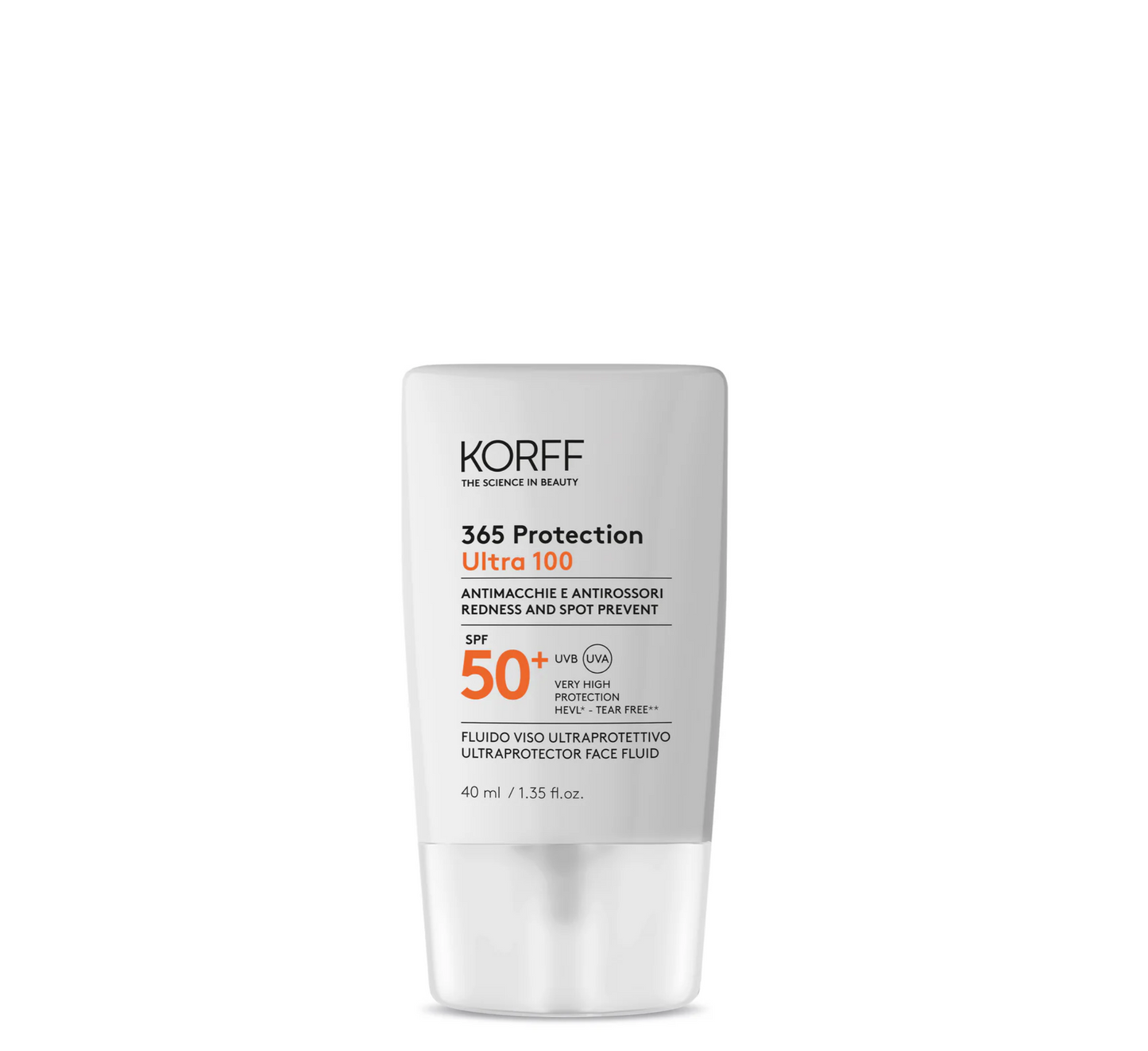 KORFF 365 Protection Ultra Protector 100 Fluid për Fytyrën SPF50+ (*40ml)