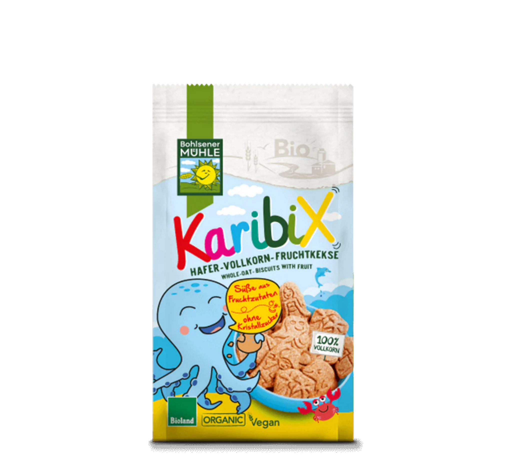 KaribiX Whole-Oat Biscuits with Fruit *125gr