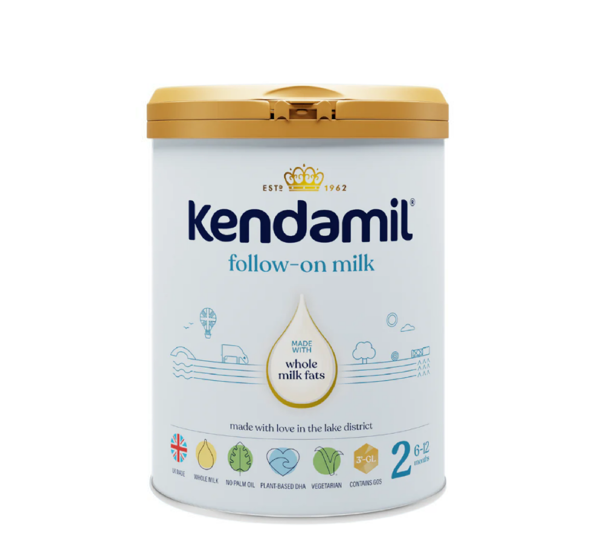 Qumësht pasues Kendamil Classic 2 *800gr (6-12 muaj)